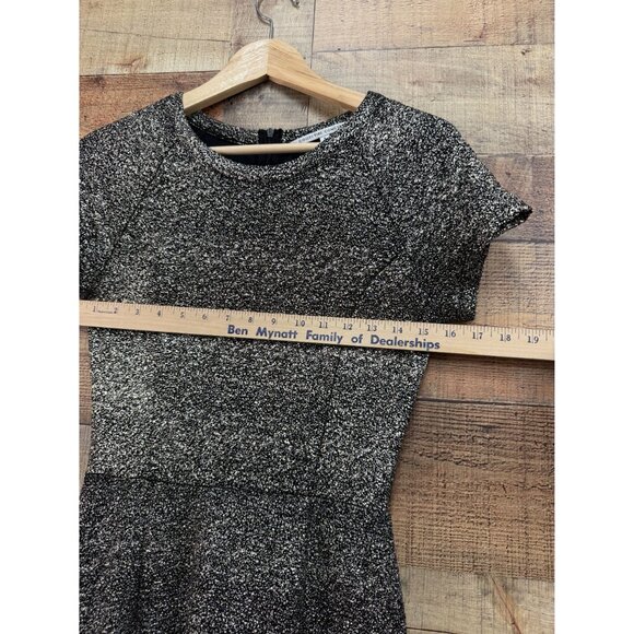 Nordstrom Sparkly Black & Gold Dress Small - Picture 7 of 11